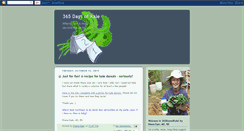 Desktop Screenshot of 365daysofkale.com